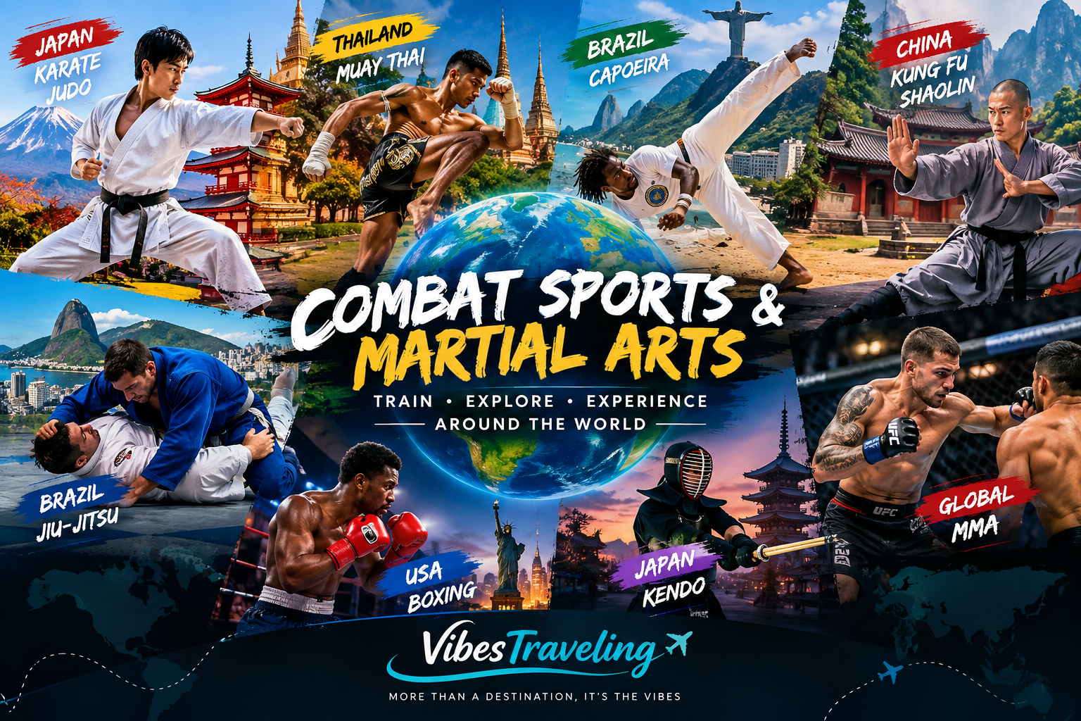 10 Best Countries to Travel for Martial Arts and Combat Sports Training