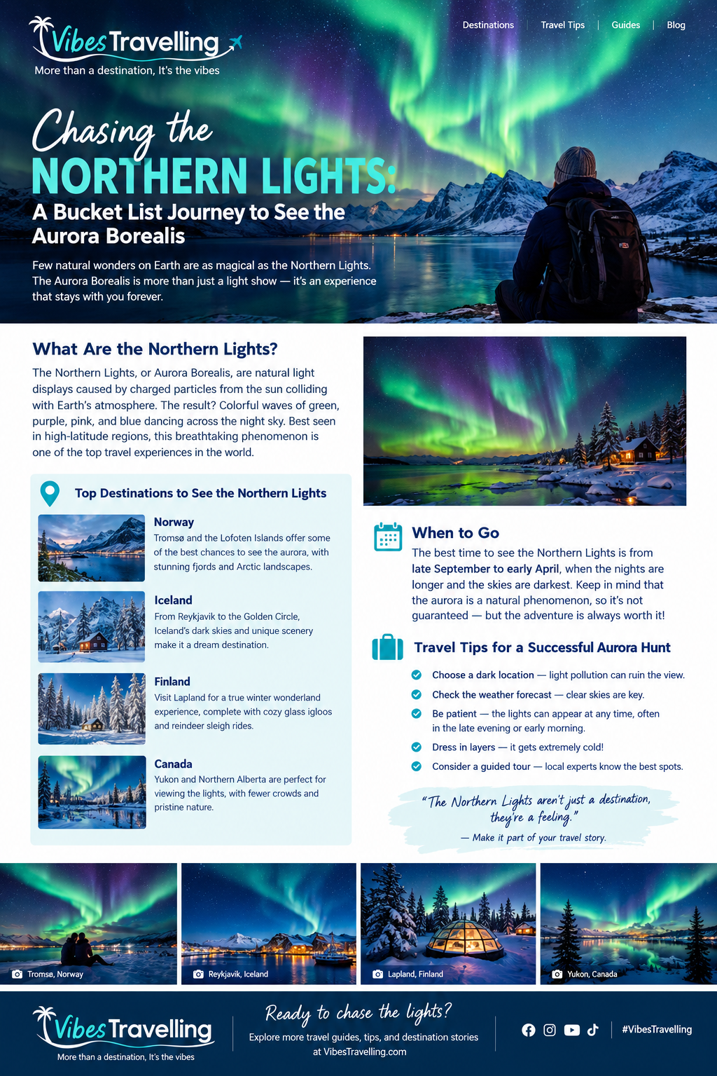 Chasing the Northern Lights: A Bucket List Journey to See the Aurora Borealis